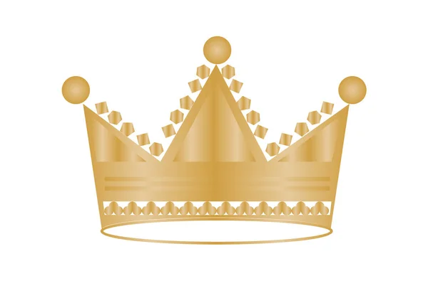 Королівська Золота Корона Ілюстрація — стоковий вектор