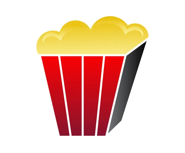 Sacchetto Illustrazione Popcorn — Vettoriale Stock