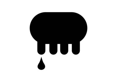 beyaz üzerinde inek memesi