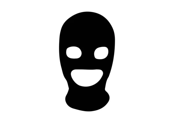 Bdsm Mask White — Stock Vector