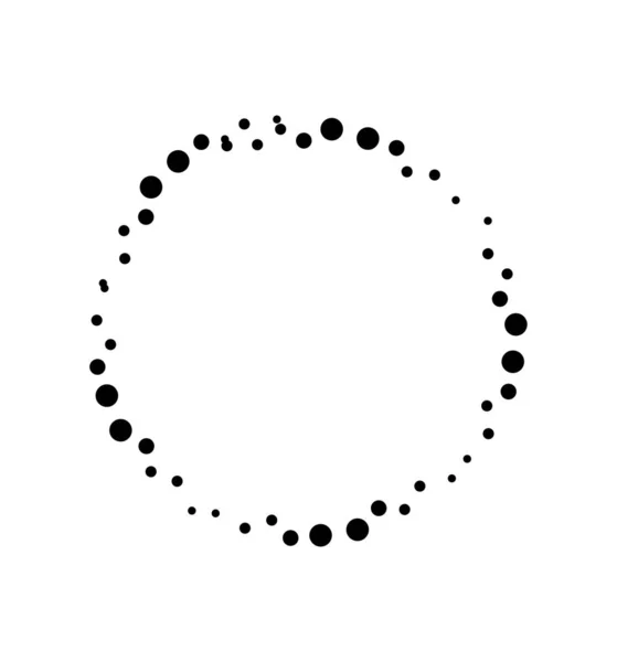Bubbles Circle White — ストックベクタ