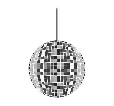 disco ball on white