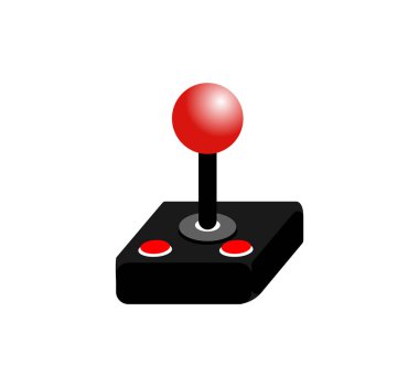 Beyazda eski joystick