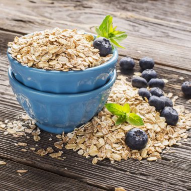 yaban mersini ile yulaf gevreği