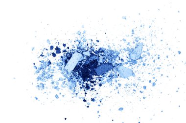 2020 renk. Ana renk trendi. Klasik mavi arka plan. Klasik koyu mavi leke, renk testi, boya dağılımı. Pantone