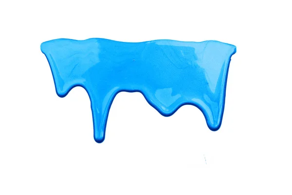 Couleur 2020. La tendance principale des couleurs. Fond bleu classique. Frottis bleu foncé classique à la mode, test de couleur, diffusion de peinture. Pantone ! — Photo