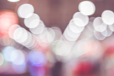Arka plan daire bokeh ışıkla renkli bulanıklık