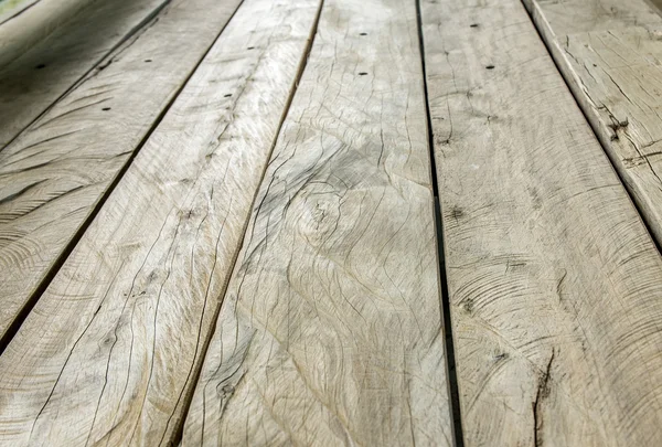 Planche rustique en bois vue en perspective (angle bas ) — Photo