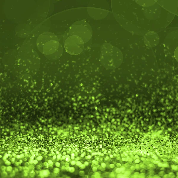 Abstract lime green glitter perspective to blank background,Stud — Stock Photo, Image