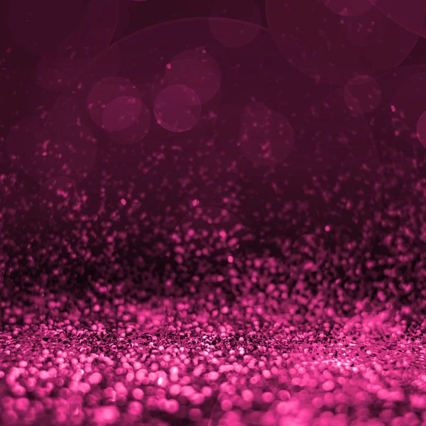 空白の背景、スタジオ sty に抽象的なピンクのグリッター視点 — ストック写真