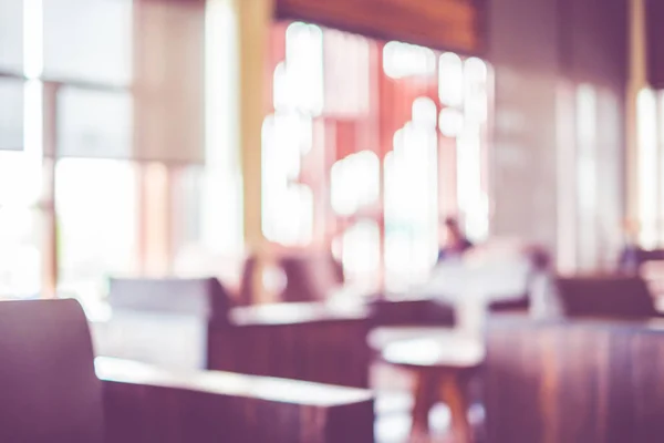 Fondo borroso, Cliente en restaurante con luz bokeh, Vint — Foto de Stock