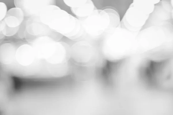 Blurred background abstract black and white bokeh light — Stock Photo, Image
