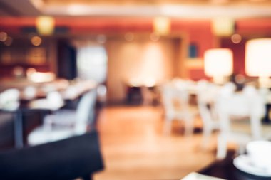 Arka plan bulanık, Restoran bokeh ışık ile arka plan bulanıklık