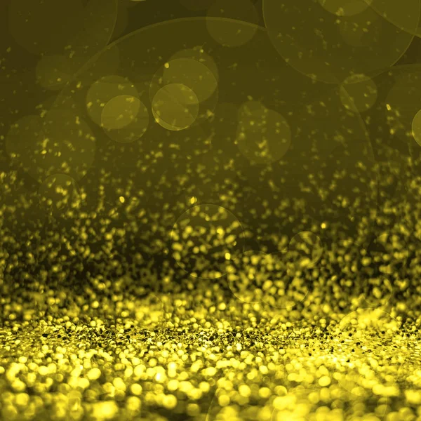 Abstract bright yellow glitter perspective to blank background, S — стоковое фото