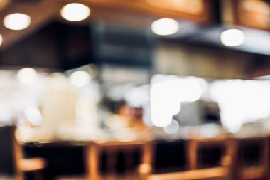 Arka plan bulanık, gece kulübü bar salonu bokeh ışık ile