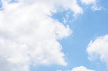 Mavi Gökyüzü bulutlu güneşli gün, nautre arka plan