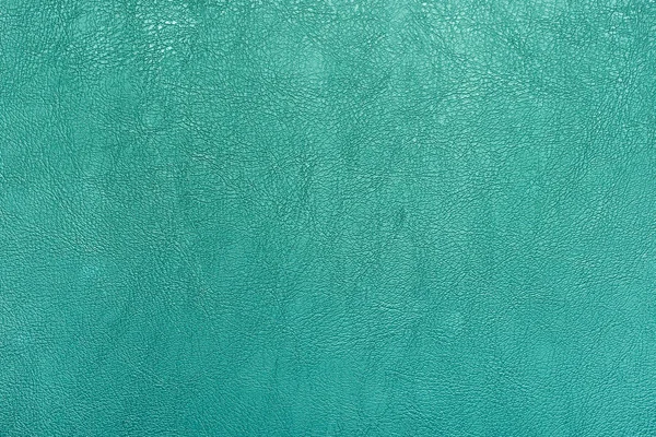 Turquoise color leather texture background