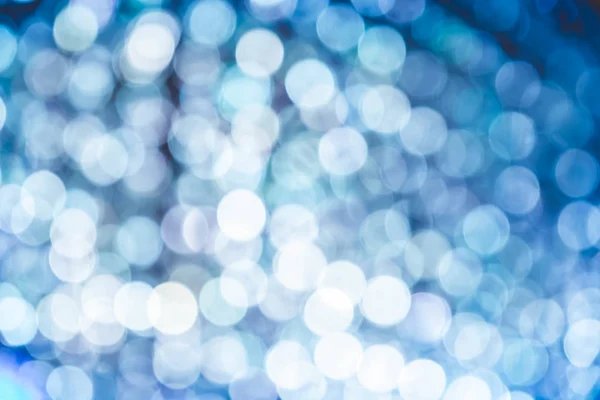 Blurred background abstract blue bokeh light — Stock Photo, Image