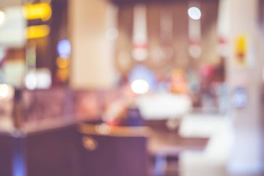 Arka plan bulanık, restoranda müşteri ile arka plan bulanıklık 