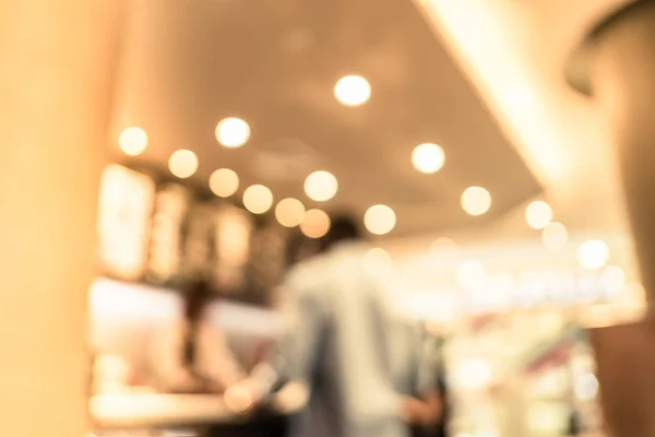 Blurred background ,Customer order menu with barista in Coffee s