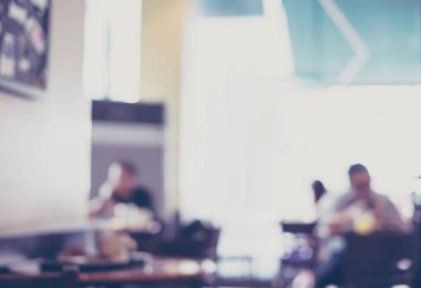 Arka plan bulanık, insanlar kafede arka plan bulanıklık ile bo