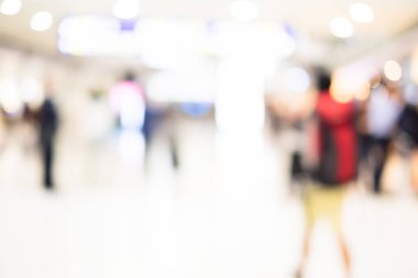 Arka plan bulanık Terminal kalkış c Bagaj ile seyahat