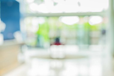 Arka plan, kongre salonu, ofis hal Binası koridorunda bulanıklık