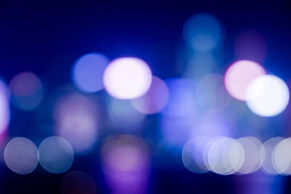 Blurred abstract background of cityscape at night time,urban lif — Stock Photo, Image