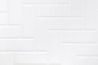 Duvar, modern soyut doku arka plan beyaz seramik Tuğla Kiremit