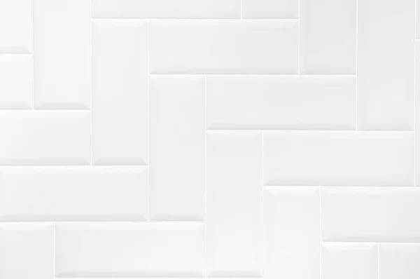 白色瓷砖墙, 现代抽象纹理背景 — 图库照片
