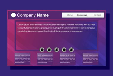 practical web site template,colorful,for business website design.