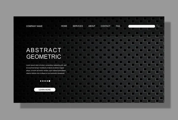Plantilla de página de aterrizaje moderna, colorido, para el diseño de sitios web de negocios . — Archivo Imágenes Vectoriales