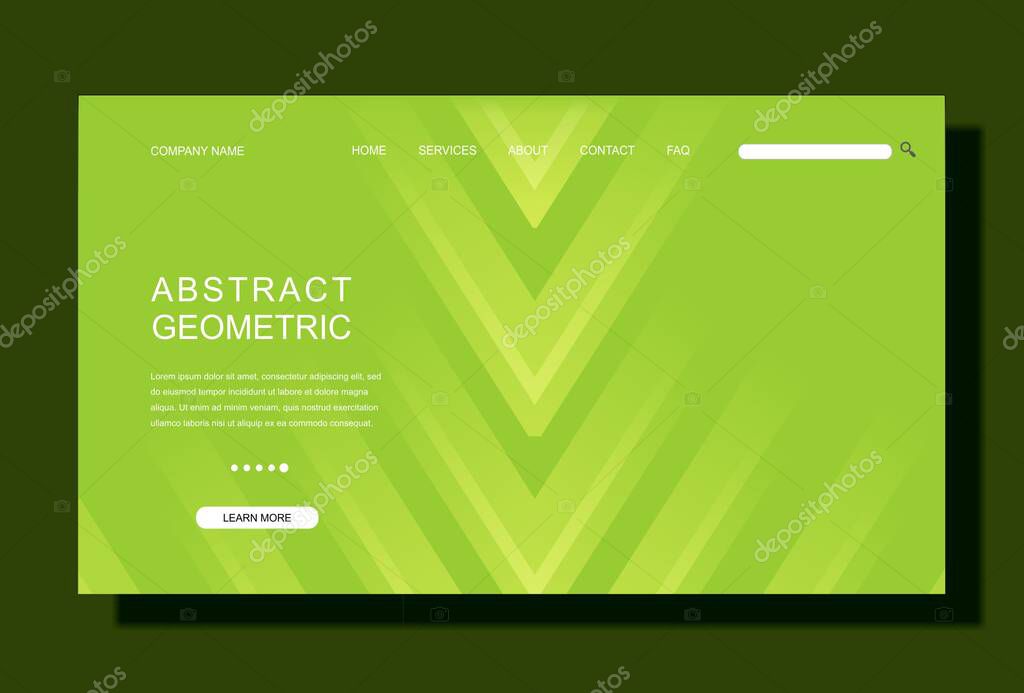 Modern Landing page template,colorful,for business website design.