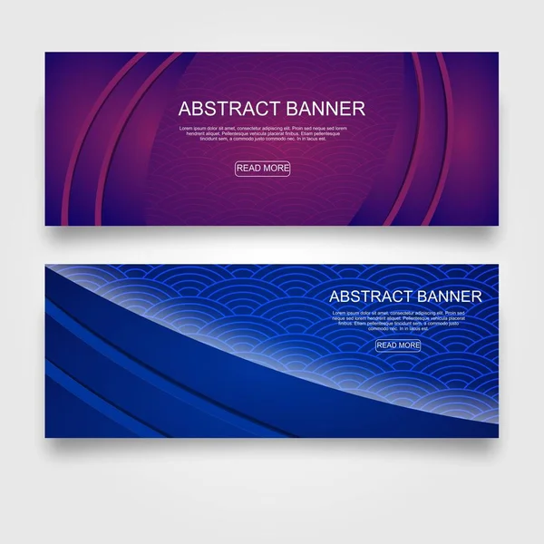 Vektor abstrakte geometrische Design Banner Web-Vorlage. modernes Design. Vektorillustration — Stockvektor