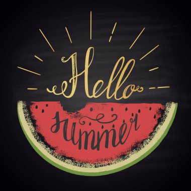 Merhaba yaz yazı tebeşir 