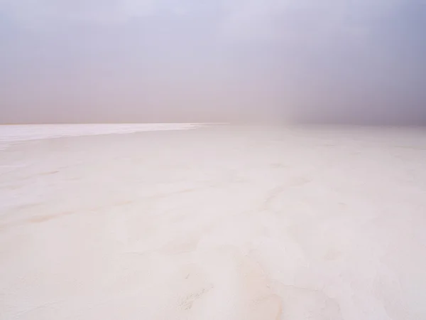 Соленое озеро в регионе Афар — стоковое фото
