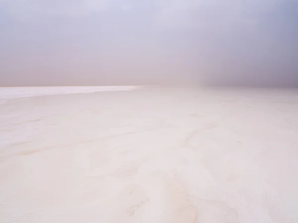 Lago salgado na região de Afar — Fotografia de Stock