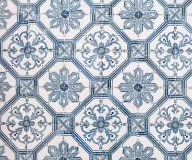 Eski şehir Lizbon eski fayans