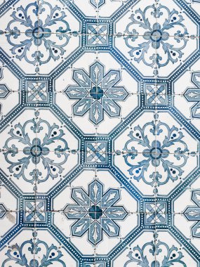 Eski şehir Lizbon eski fayans