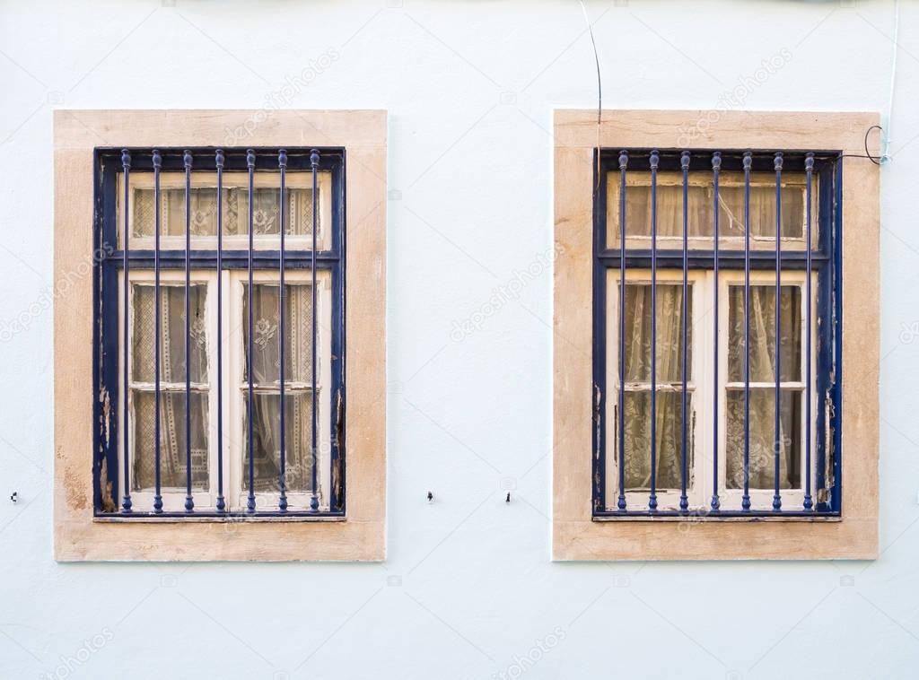 Old windows in Bairro Alto