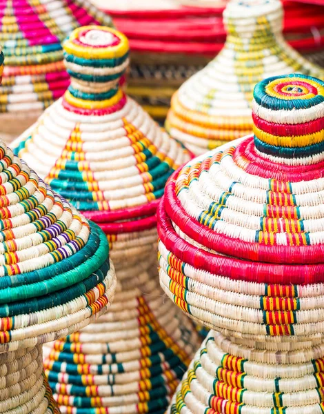 Cestas artesanais etíopes Habesha — Fotografia de Stock