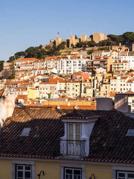Sao Jorge Schloss in Lissabon — Stockfoto