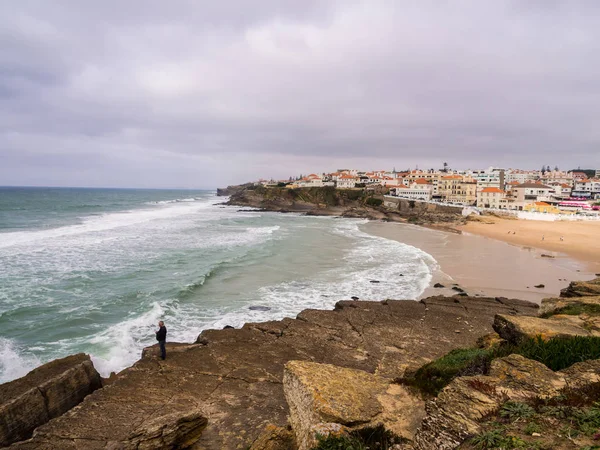 Praia das Macas in Portugal — стокове фото