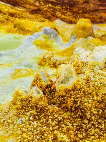 Dallol nella depressione di Danakil — Foto Stock