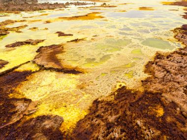 Dallol Danakil depresyon, Etiyopya