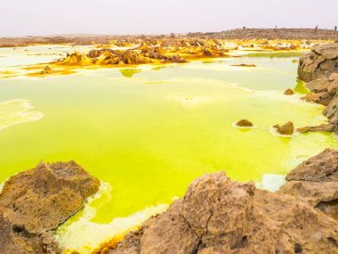 Dallol in Danakil Depression, Ethiopia clipart