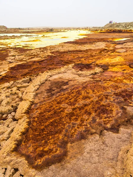 Dallol in danakil depression, äthiopien — Stockfoto