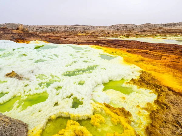 Dallol en Danakil Depresión, Etiopía —  Fotos de Stock