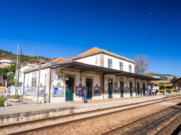 Tren istasyonu Pinhao, Portekiz — Stok fotoğraf