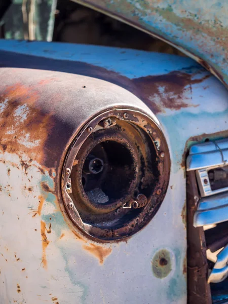 Old car wreck in the Namib Desert — Stock Photo, Image